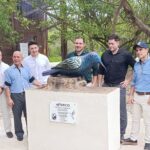 EECO Colombia entrega escultura del Colibrí Manglero a la Isla de Salamanca