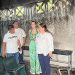 Alcaldía de Soledad atiende de manera inmediata incendio en la Institución Educativa Dolores María Ucros y ordena recuperación del paraninfo